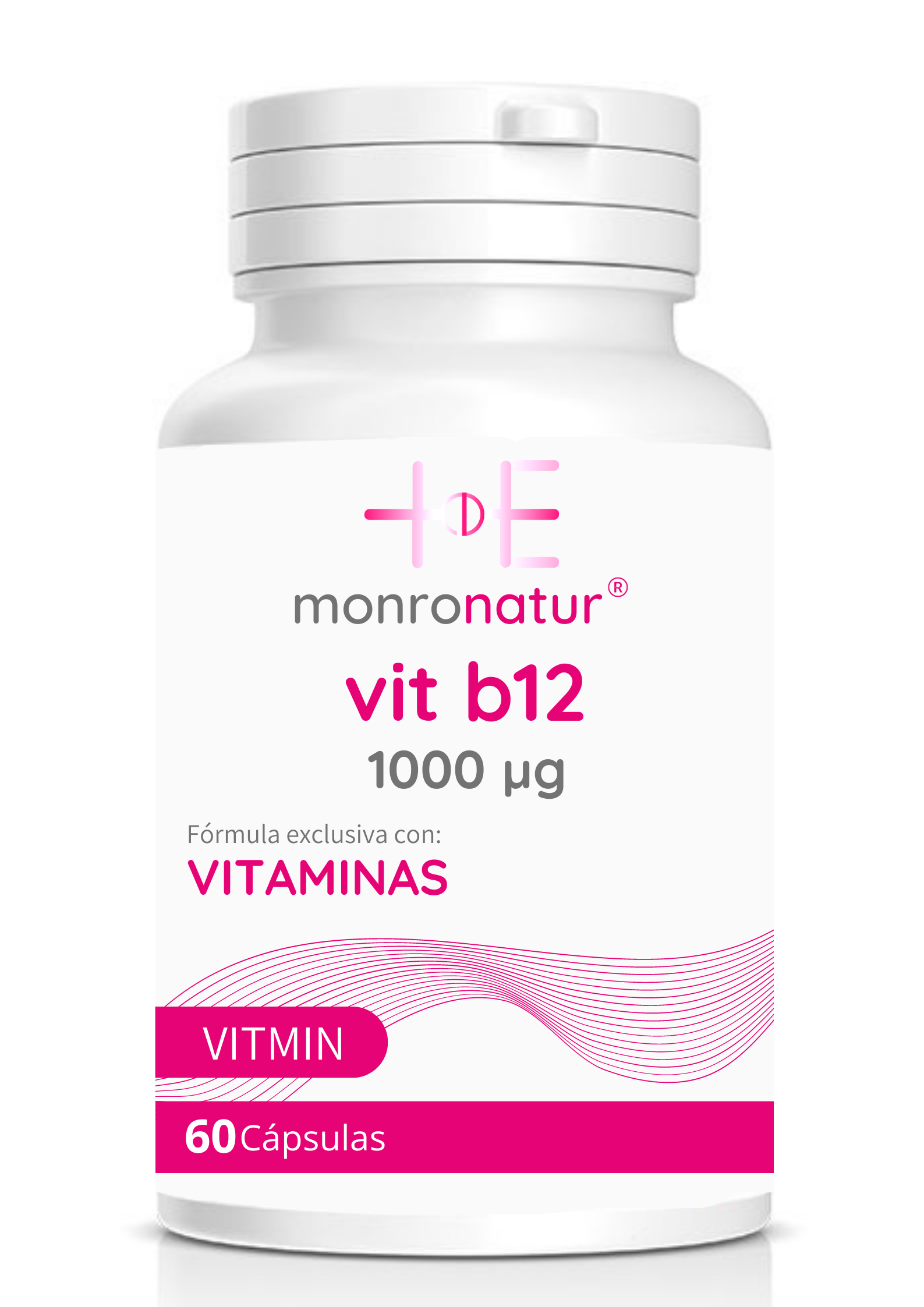 VITAMINA B12 1000MCG 60 CAPS MONRONATUR - Centro Dietético Escaleritas