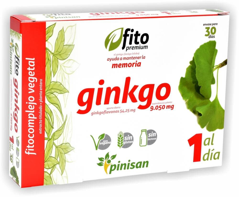 FITO GINKGO 9050MG 30CAPS PINISAN - Centro Dietético Escaleritas