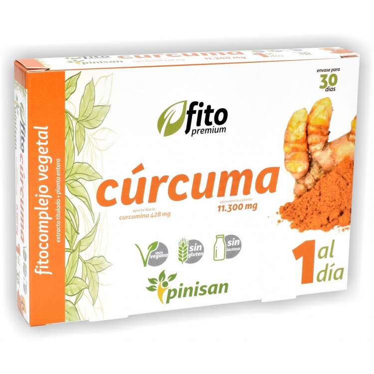 FITO CURCUMA 11300MG. 30 CAPS. PINISAN - Centro Dietético Escaleritas