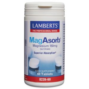 MAGASORB 150 MGRS. 60 TABL CITRATO MAGNESIO LAMBERTS - Centro Dietético Escaleritas