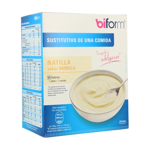 NATILLAS BIFORM VAINILLA 6 SOBRES - Centro Dietético Escaleritas