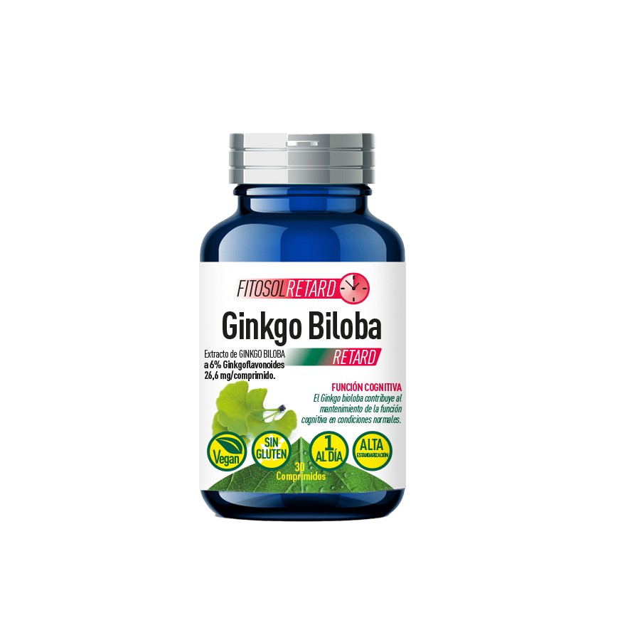 FITOSOL GINKGO BILOBA RETARD 30 COMP YNSADIET - Centro Dietético Escaleritas