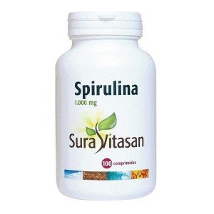 ESPIRULINA 1000 MGRS 100 COMPRIMIDOS SURAVITASAN - Centro Dietético Escaleritas