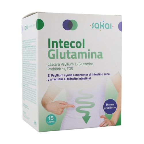 INTECOL GLUTAMINA 15 SOBRES - Centro Dietético Escaleritas