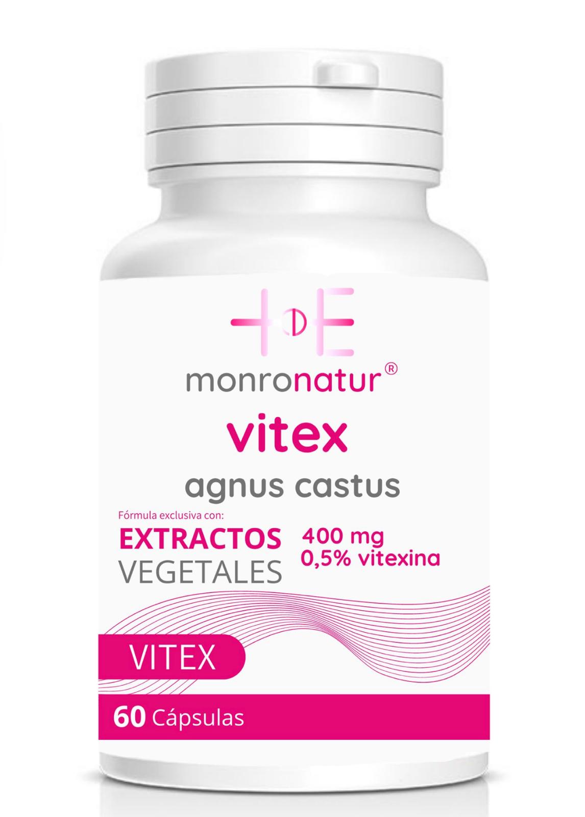 VITEX AGNUS CASTUS  60 CAPS MONRONATUR - Centro Dietético Escaleritas