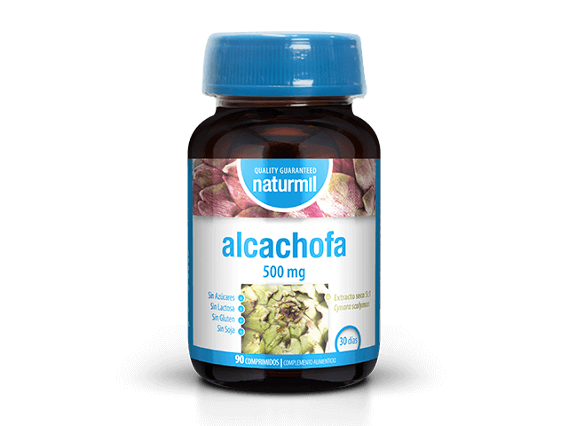 ALCACHOFA 500 MGRS 90 COMP NATURMIL - Centro Dietético Escaleritas