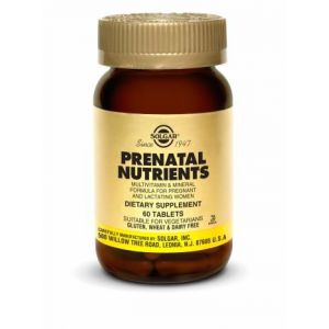 NUTRIENTES PRENATALES 60 CAPSULAS SOLGAR - Centro Dietético Escaleritas