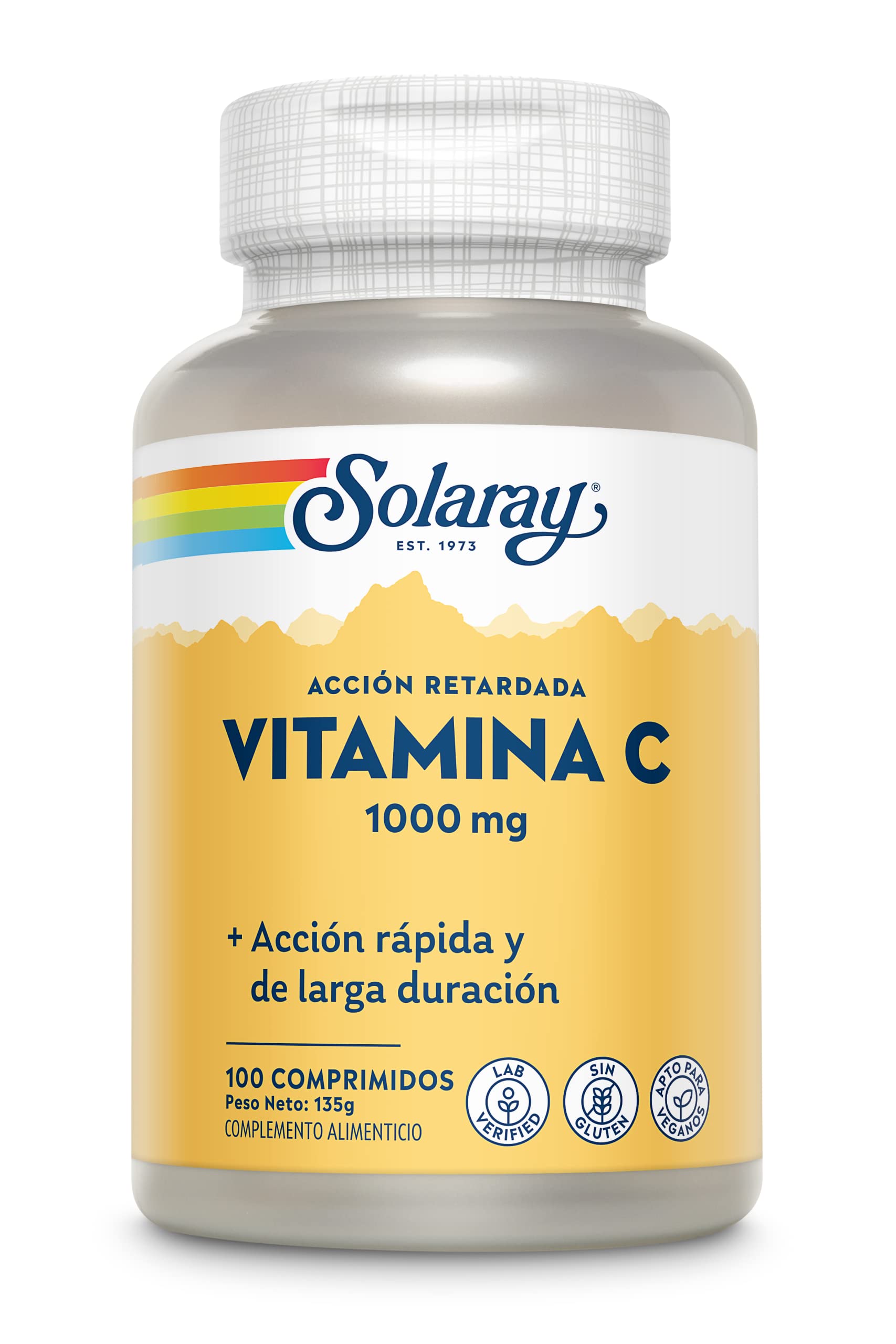 VITAMINA C 1000 MG 100 COMP SOLARAY - Centro Dietético Escaleritas