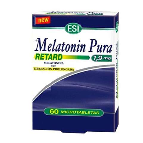 MELATONINA PURA 1.9 MGRS RETARD 60 MICRIOTAB ESI - Centro Dietético Escaleritas