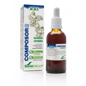 COMPOSOR 9 TENSIVEL CRATAEGUS COMPLEX 50 ML SORIA NATURAL - Centro Dietético Escaleritas