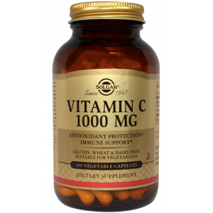 VITAMINA C 1000 MGRS SOLGAR 100 CAPSULAS - Centro Dietético Escaleritas