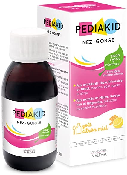 PEDIAKID NARIZ GARGANTA 125 ML - Centro Dietético Escaleritas