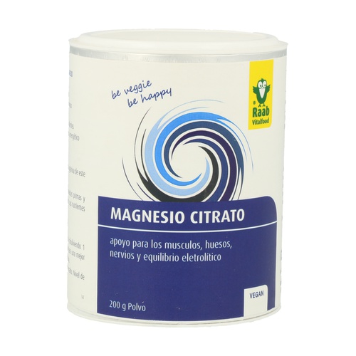 CITRATO DE MAGNESIO 200 GRS RAAB - Centro Dietético Escaleritas