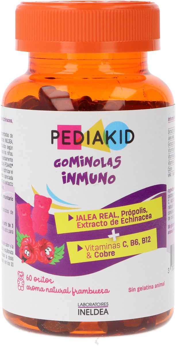 GOMINOLAS INMUNO 60 UDADES PEDIAKID - Centro Dietético Escaleritas